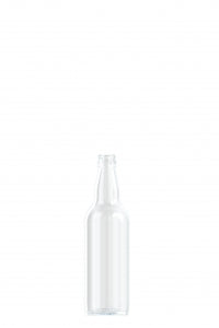 500ml flint glass oneway beer bottle