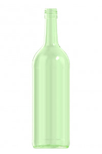 1000ml green glass Bordeaux oneway wine bottle