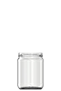 555ml flint glass food jar