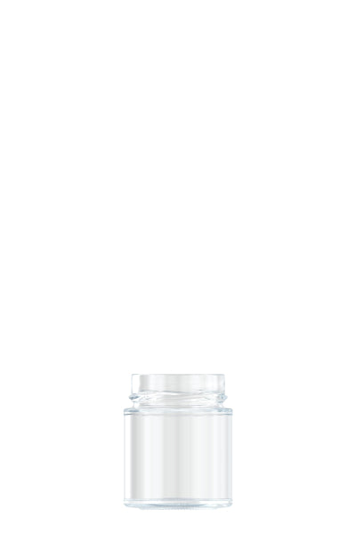 161ml white flint Vaso glass food jar