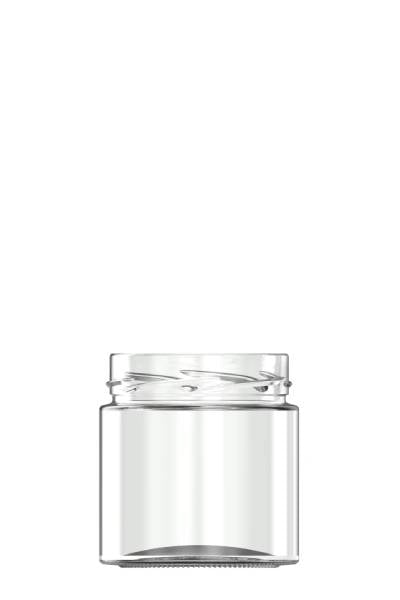 420ml white flint premium glass jar