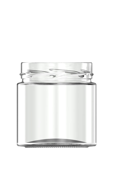 420ml white flint premium glass jar