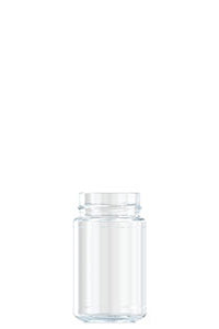 253ml flint glass Bianca food jar