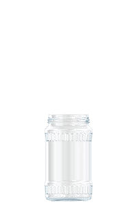 370ml flint glass food jar