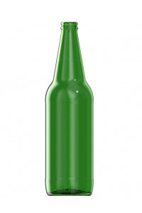 660ml green glass Longneck returnable beer bottle