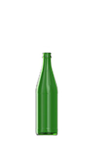 500ml green glass Vichy beer bottle