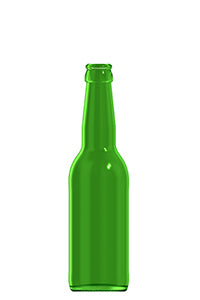 330ml green glass Longneck oneway beer bottle