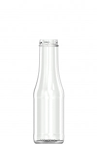 300ml flint glass ketchup oneway food bottle