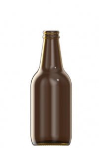 330ml amber glass Stubby oneway beer bottle