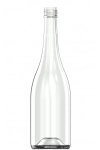 750ml flint glass Bourgogne oneway wine bottle