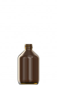 300ml amber glass syrup bottle