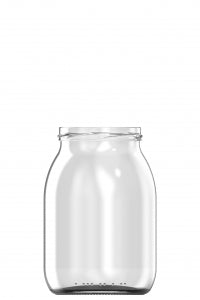 1062ml flint glass Vaso food jar