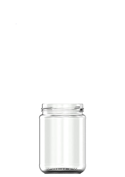 385ml flint glass food jar
