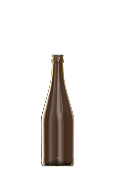 500ml amber glass oneway beer bottle