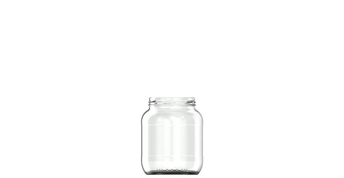 720ml flint glass food jar