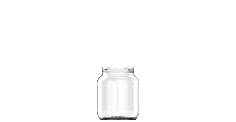 720ml flint glass food jar