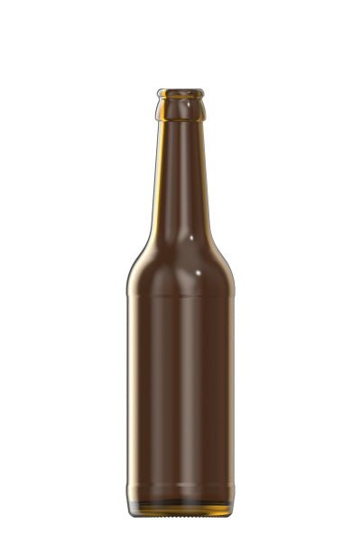 330ml amber Gemema longneck bottle