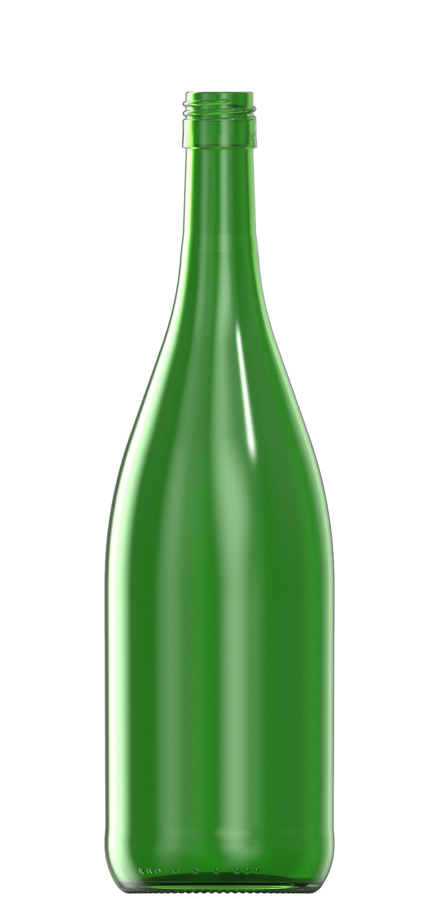 1000ml green glass Schlegel oneway wine bottle