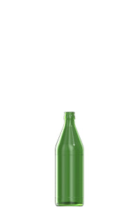 500ml green Euro beer bottle