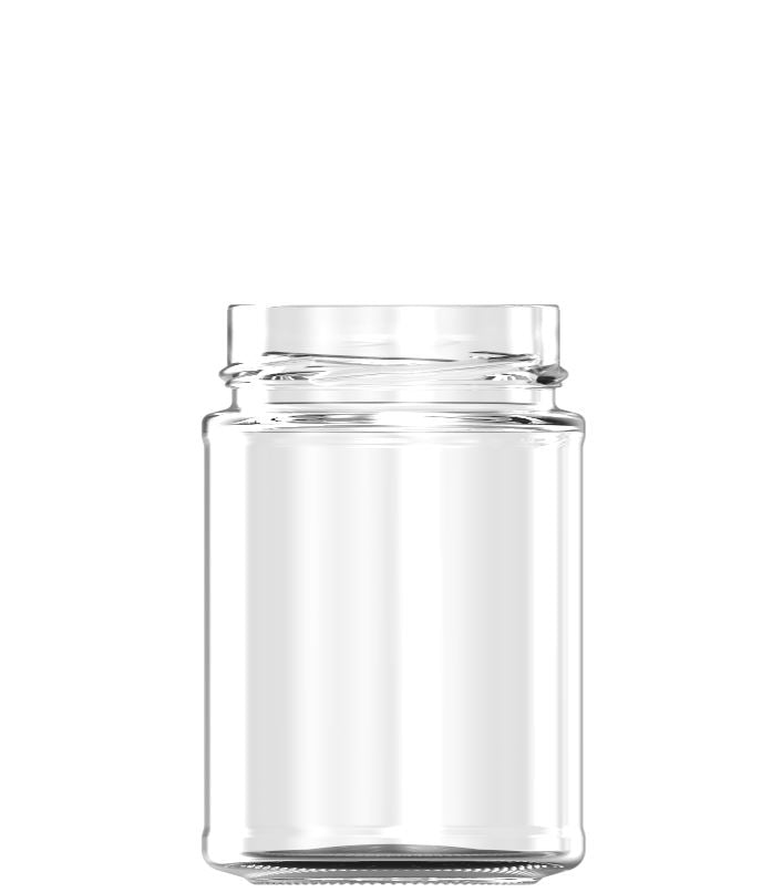 327ml flint glass food jar