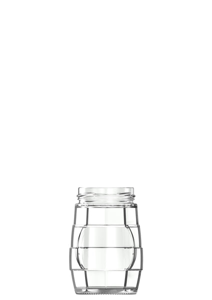 255ml flint glass food jar