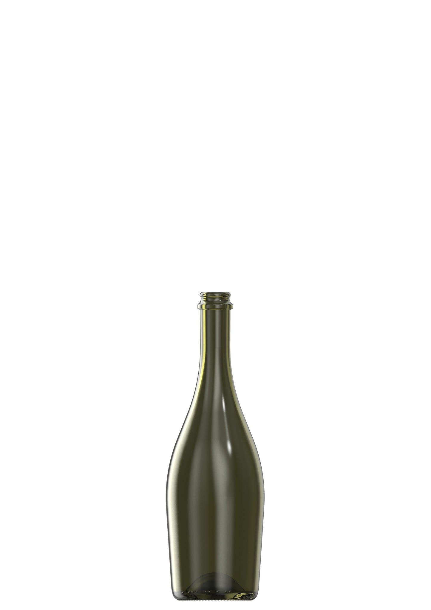 750ml green glass Collino oneway wine bottle