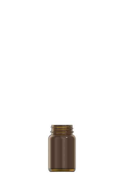 60 ml amber glass packer