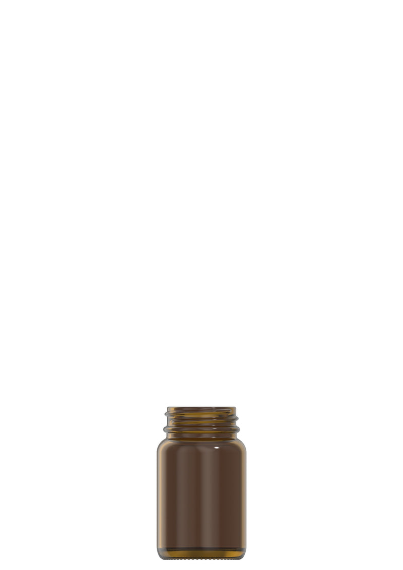 60 ml amber glass packer