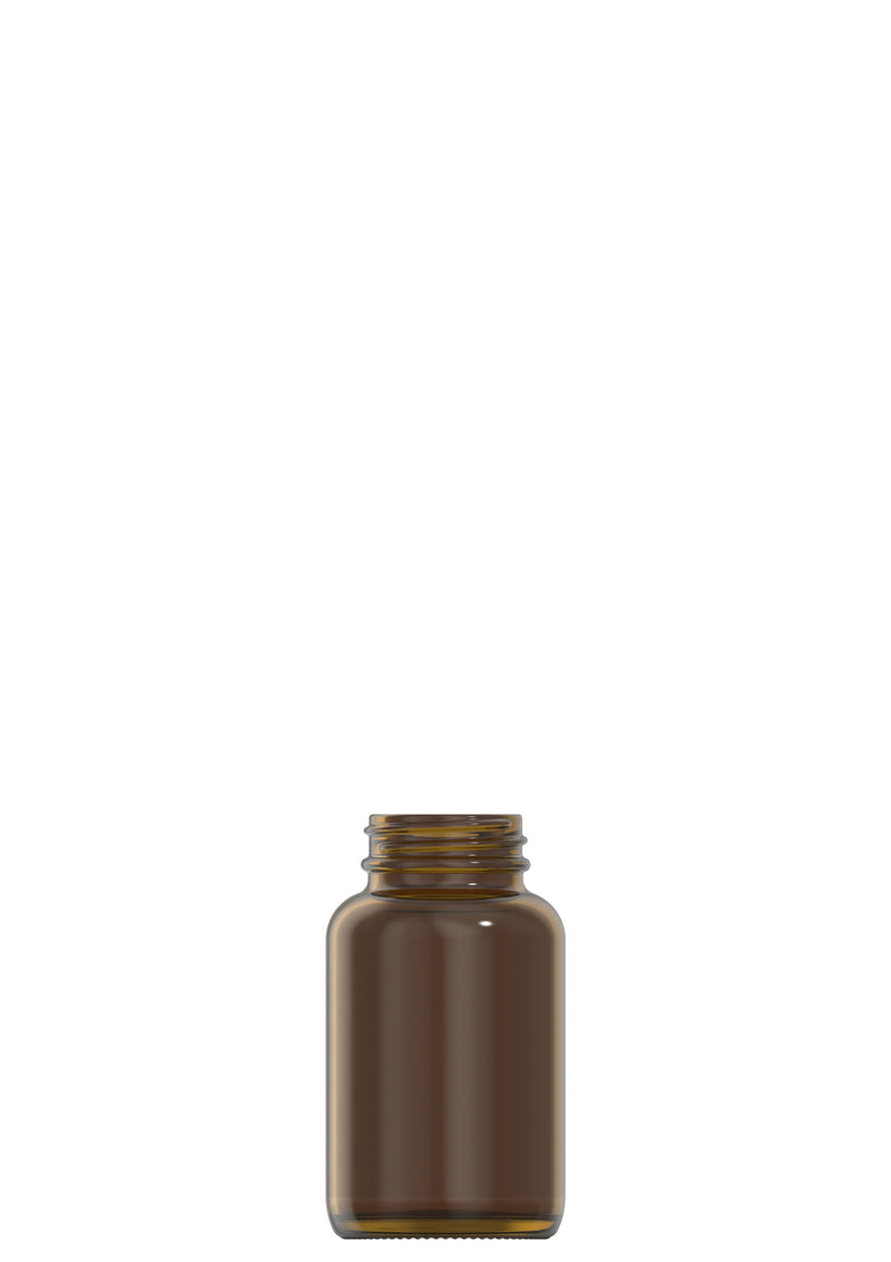 120 ml amber glass packer