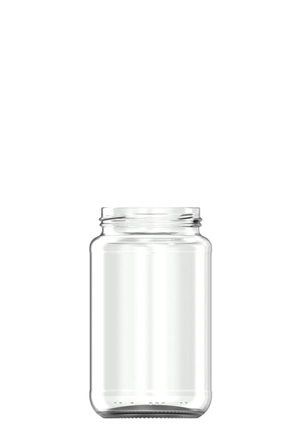 580ml flint glass food jar