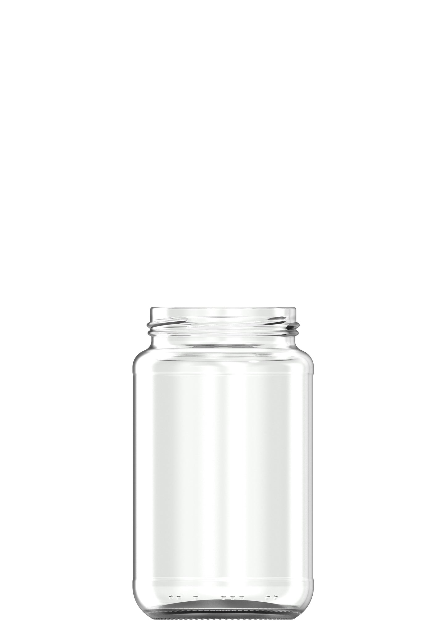 580ml flint glass food jar