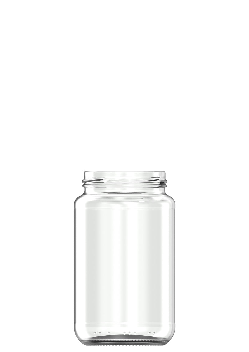 580ml flint glass food jar