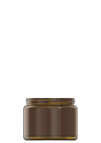 500ml amber glass cream jar
