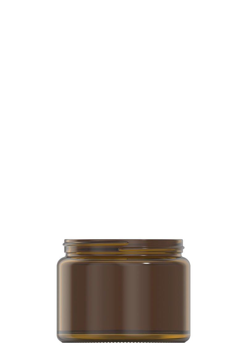 500ml amber glass cream jar