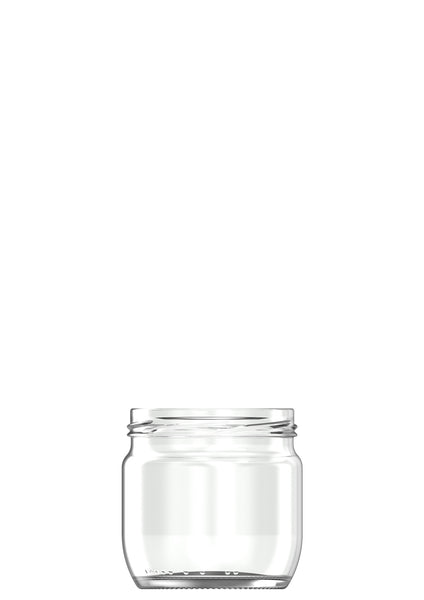 370ml flint glass food jar