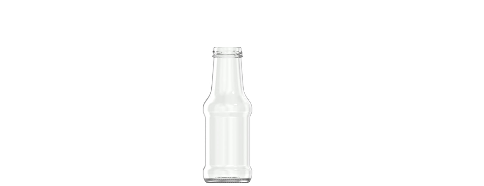 250ml flint glass sauce oneway food bottle