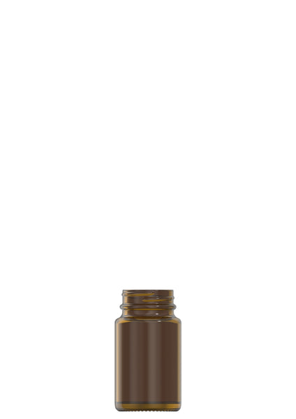 75 ml amber glass packer
