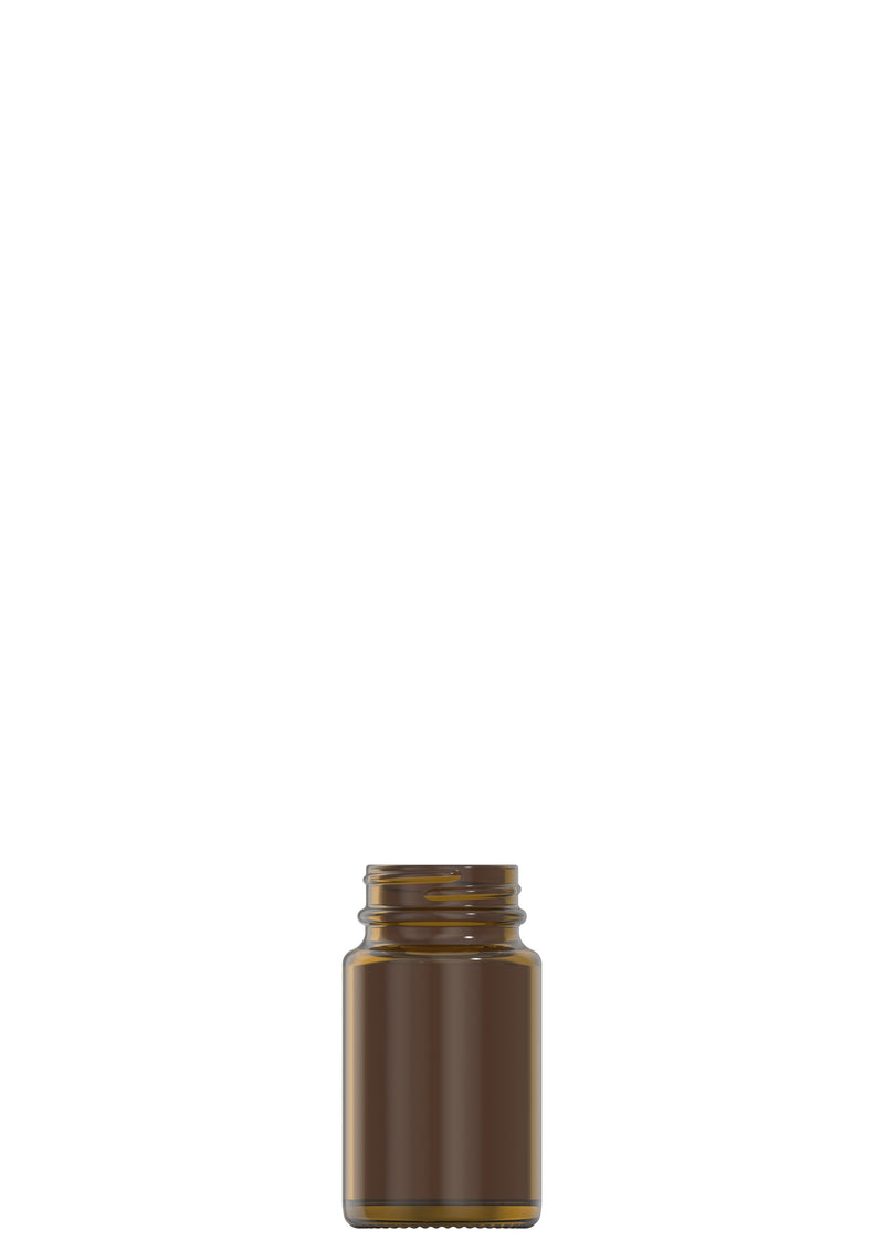 75 ml amber glass packer
