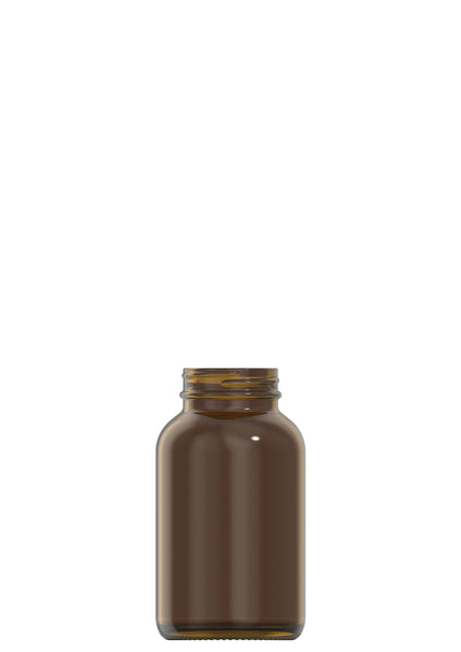 250 ml amber glass packer