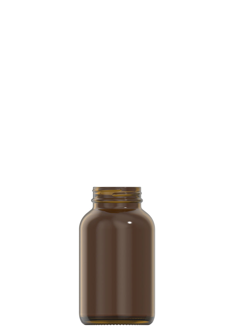 250 ml amber glass packer