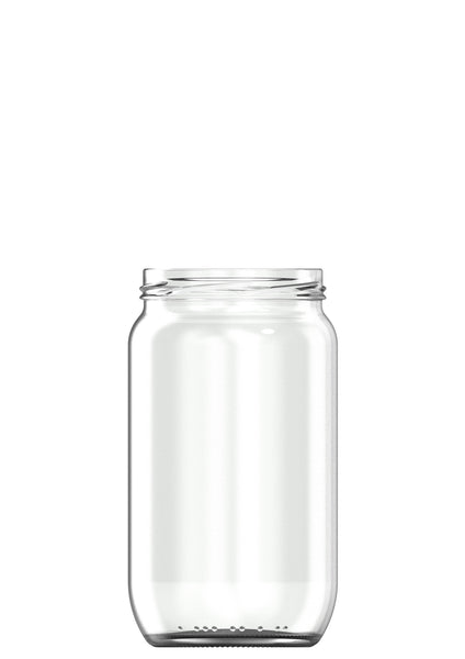 850ml flint glass food jar