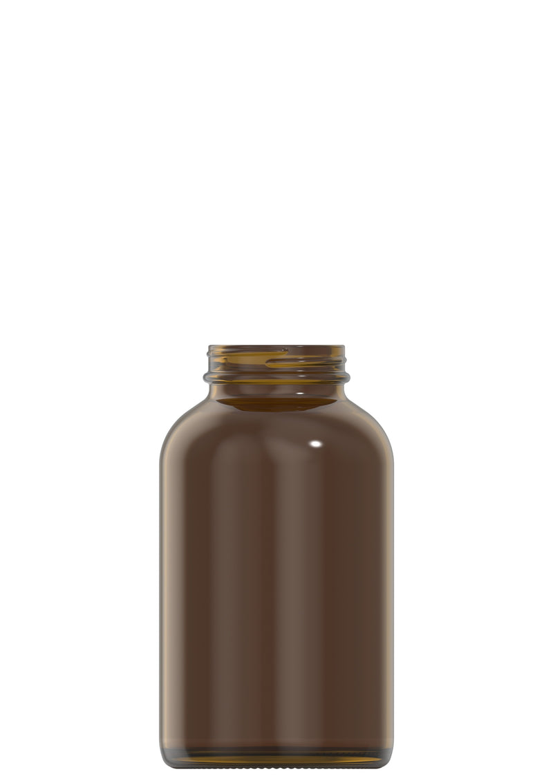 625 ml amber glass packer