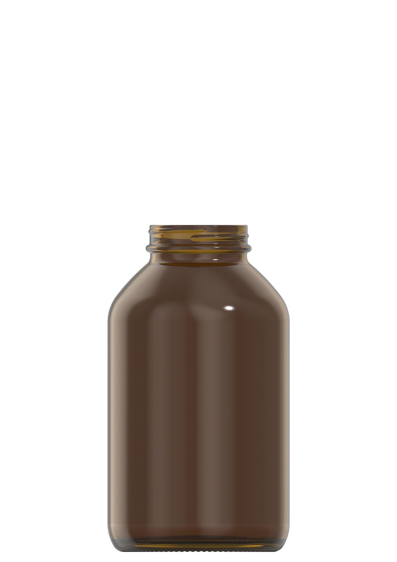 750 ml amber glass packer