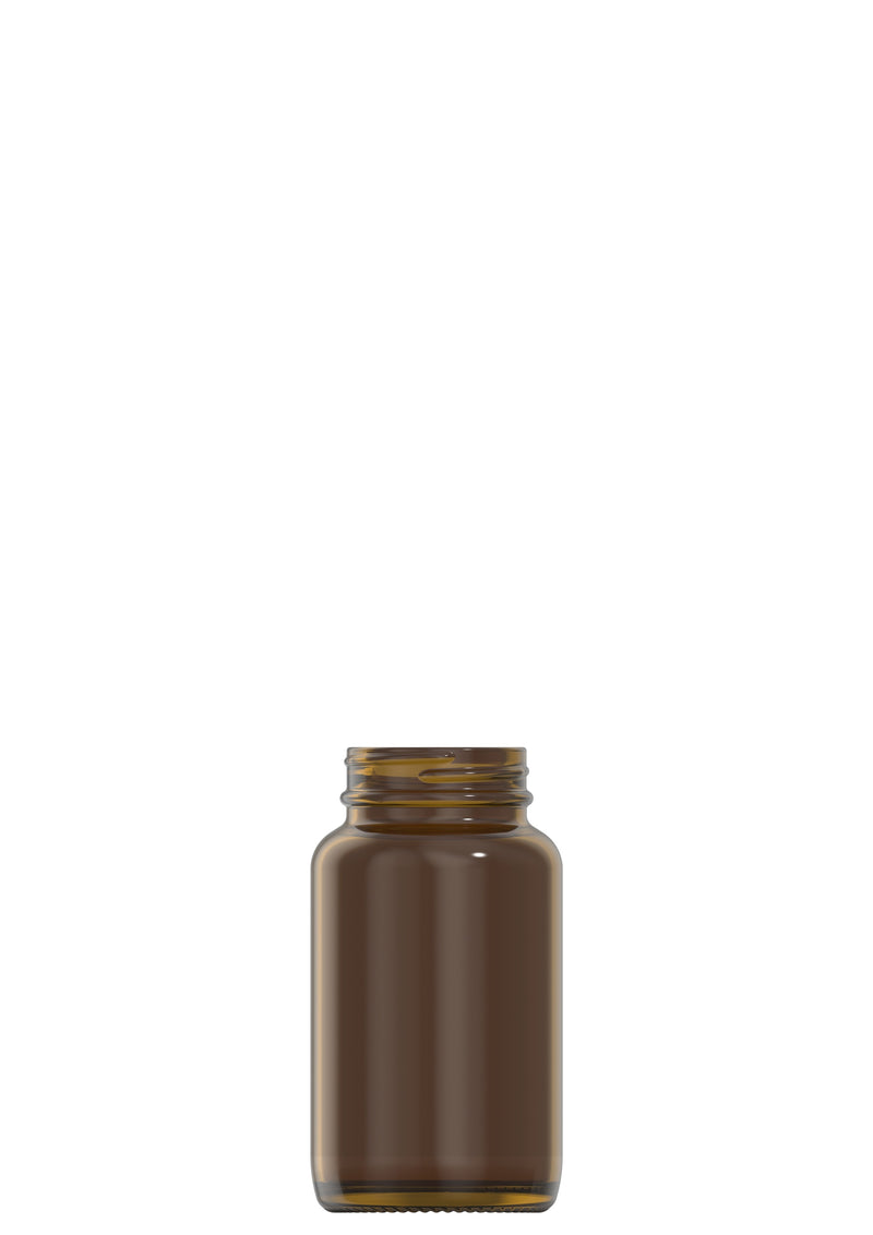 175 ml amber glass packer