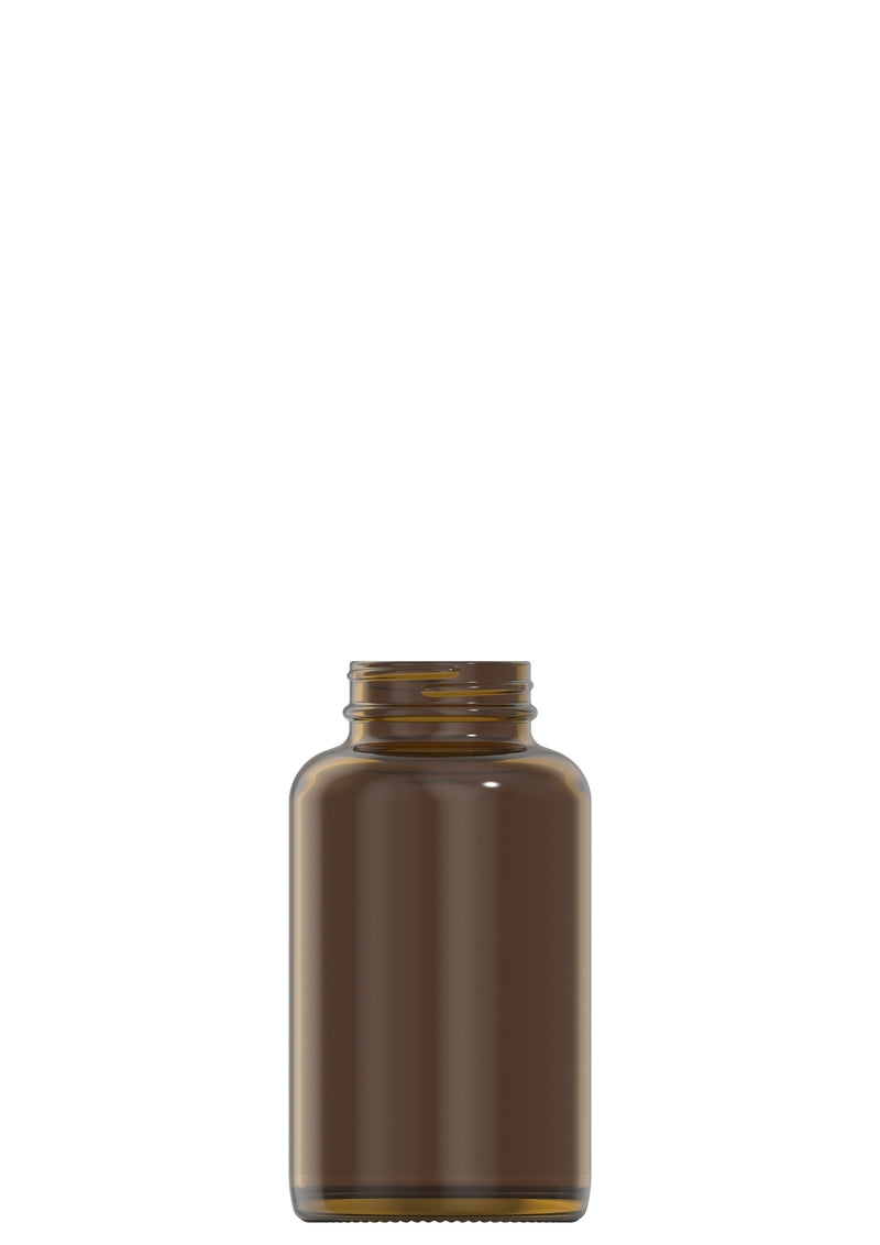 300 ml amber glass packer