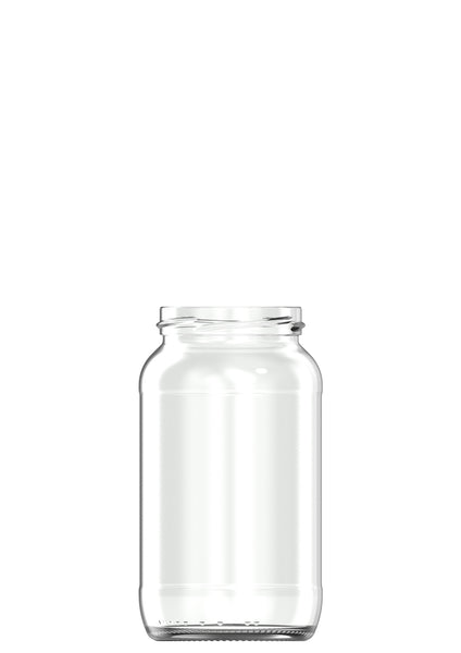 580ml flint glass food jar