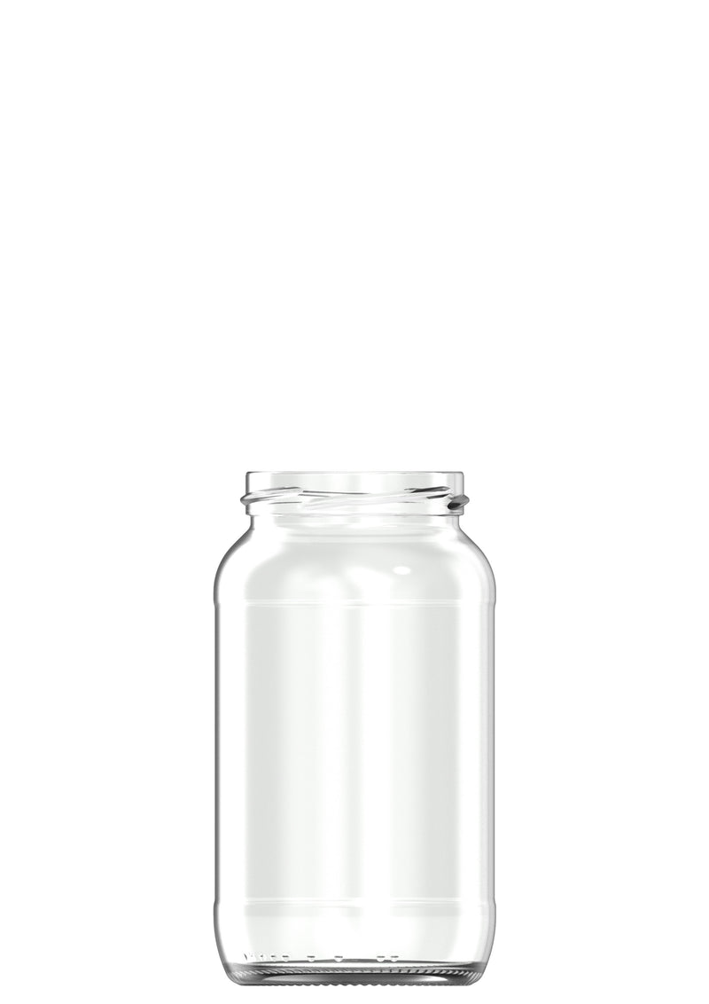 580ml flint glass food jar