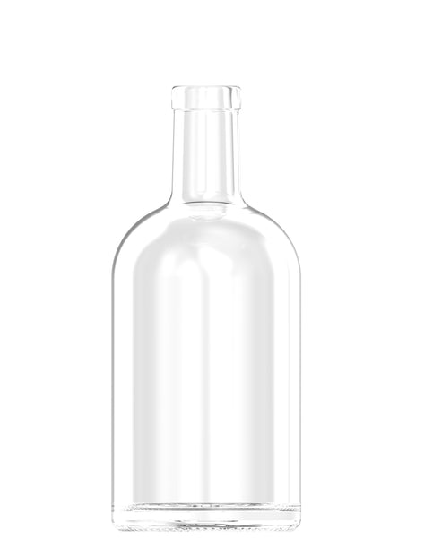 500ml flint glass oneway spirit bottle