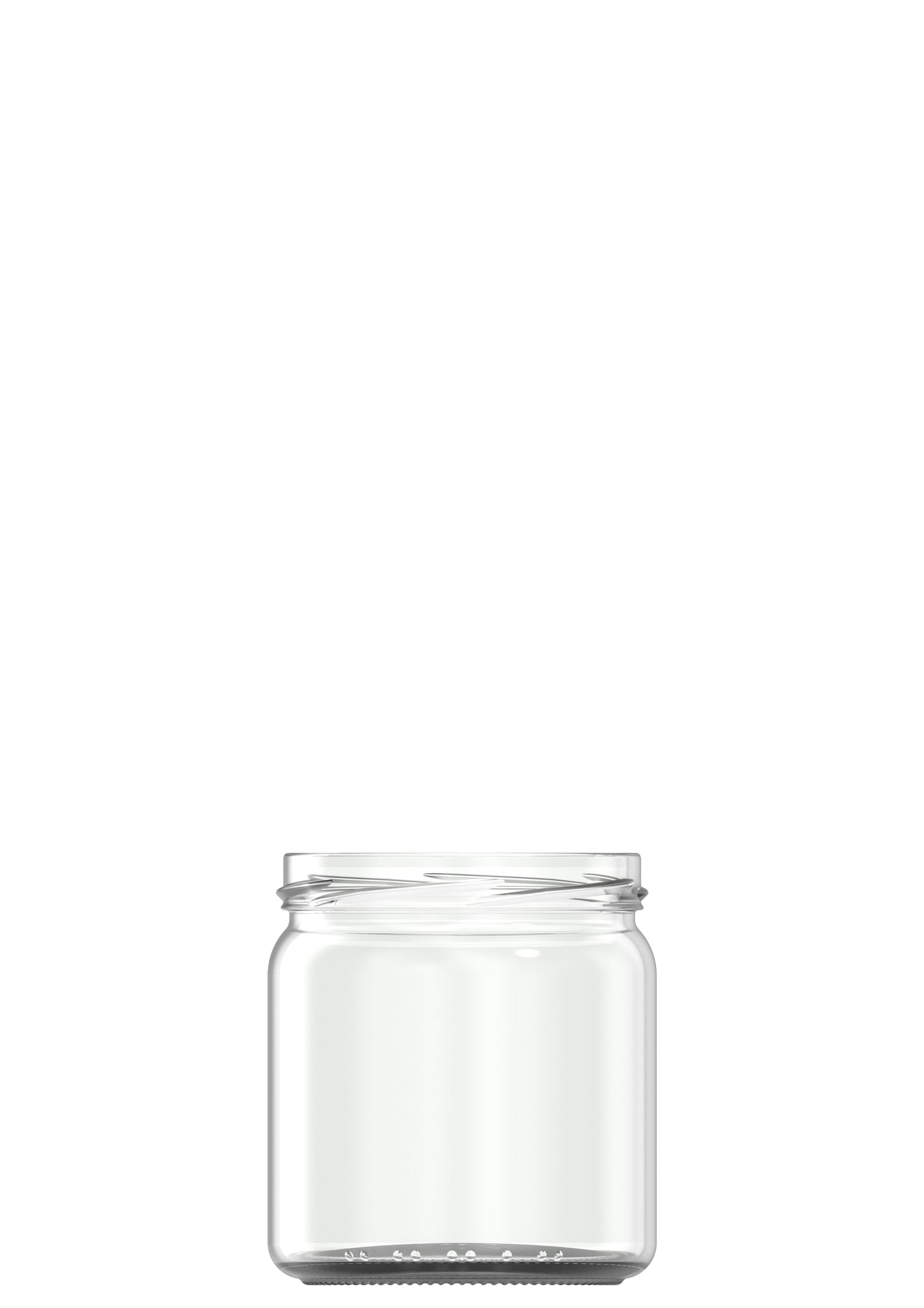 408ml flint glass food jar