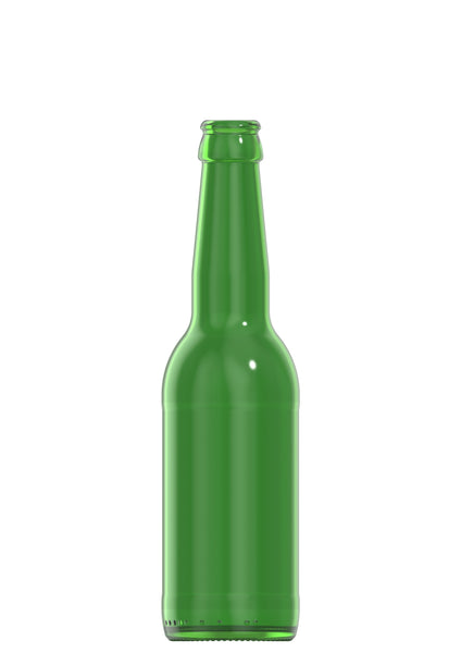 330ml amber glass Longneck oneway green bottle